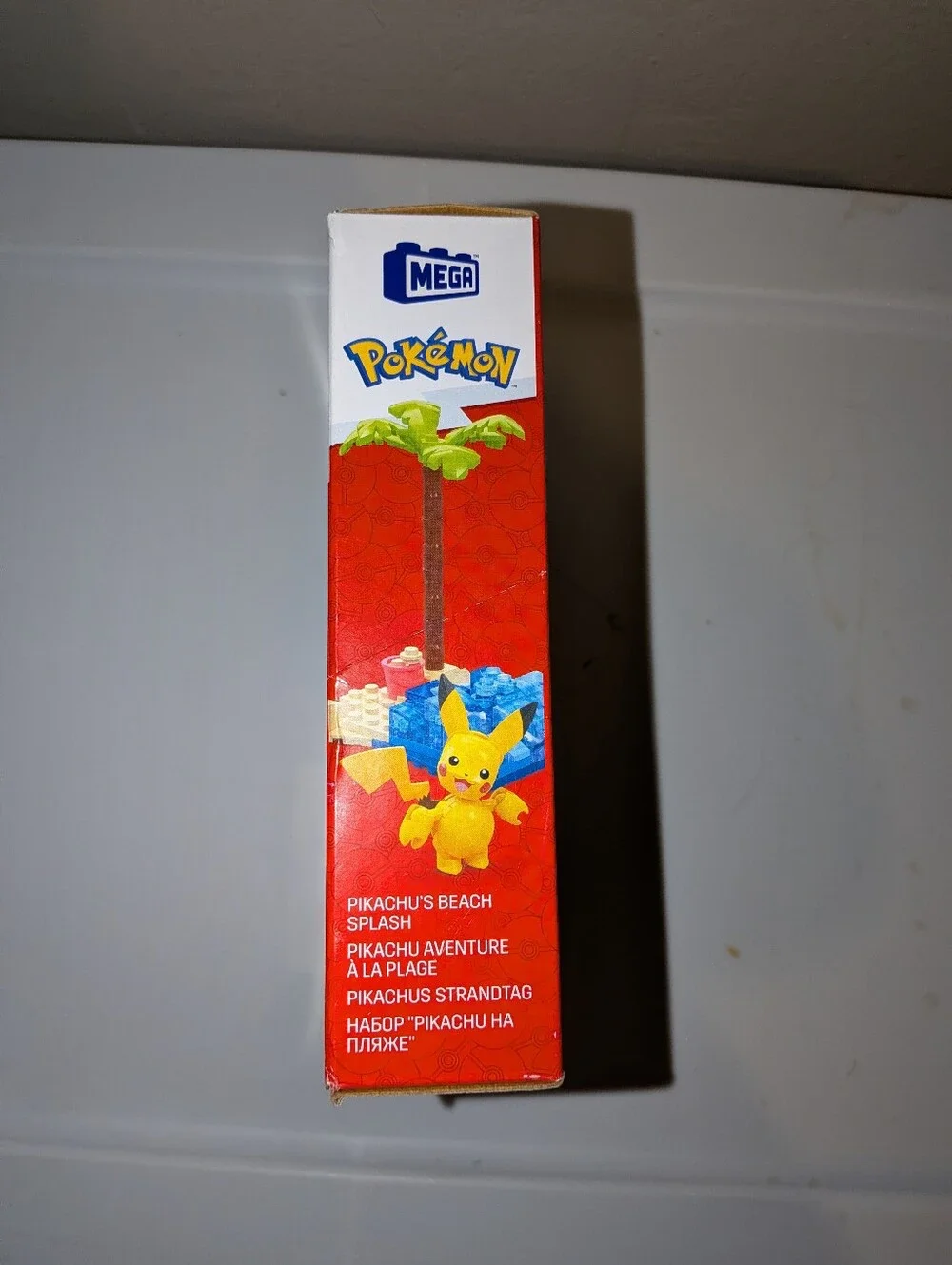 Mega Blocks Pokémon Pikachu Beach Splash Building Set - Yellow & Blue Brand New